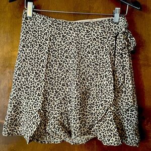 Abercrombie & Fitch Mini Wrap Skirt Small